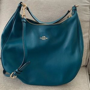 Gorgeous Teal Coach Hobo